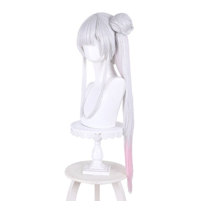 Cosmic Princess Kaguya! Runami Yachiyo Silver Pink Cosplay Wigs