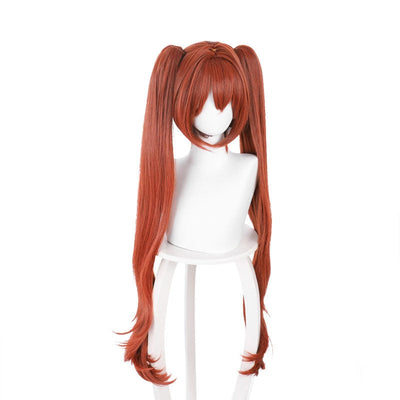 Anime Uma Musume Pretty Derby Daiwa Scarlet Yellowish Brown Long Ponytail Copslay Wigs