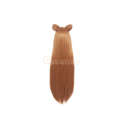 Anime The Rising Of The Shield Hero Raphtalia Long Straight Brown Cosplay Wig