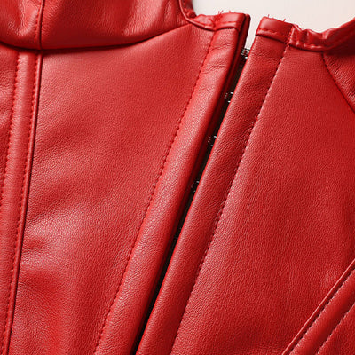 European Retro Style Drawstring Vest Bodycon Corset Cosplay Costumes