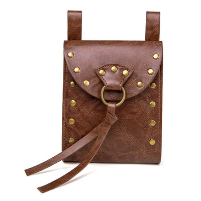 Retro Viking Style Rider Coin Pouch with Belt Hanging Cosplay Props