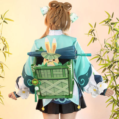 Genshin Impact Yaoyao Rainlit Bamboo Reverie Cosplay Costumes