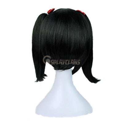 Anime LoveLive! Yazawa Nico Long Black Cosplay Wigs