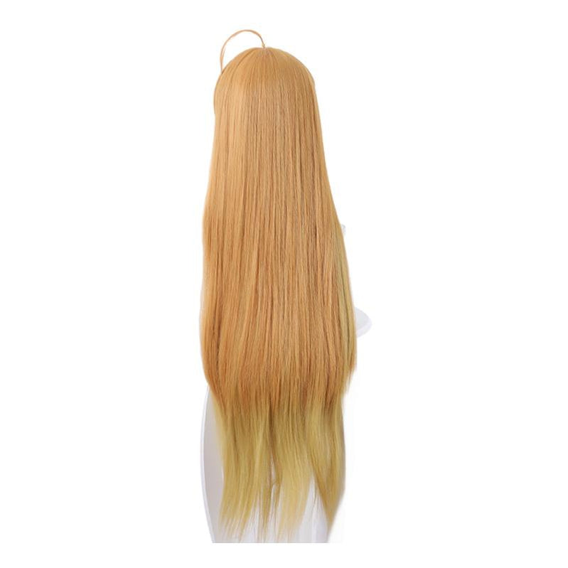 Princess Connect! Re:Dive Eustiana Von Astrea Yellow Gradient 90cm Long Straight Cosplay Wigs