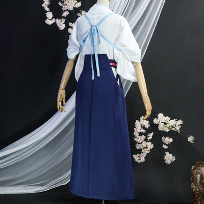 Game Genshin Impact Kamisato Ayaka Tsubaki in Thawing Snow Kimono Cosplay Costumes