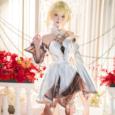 Genshin Impact Lumine As Heaven and Earth Are Made Anew Cosplay Costumes