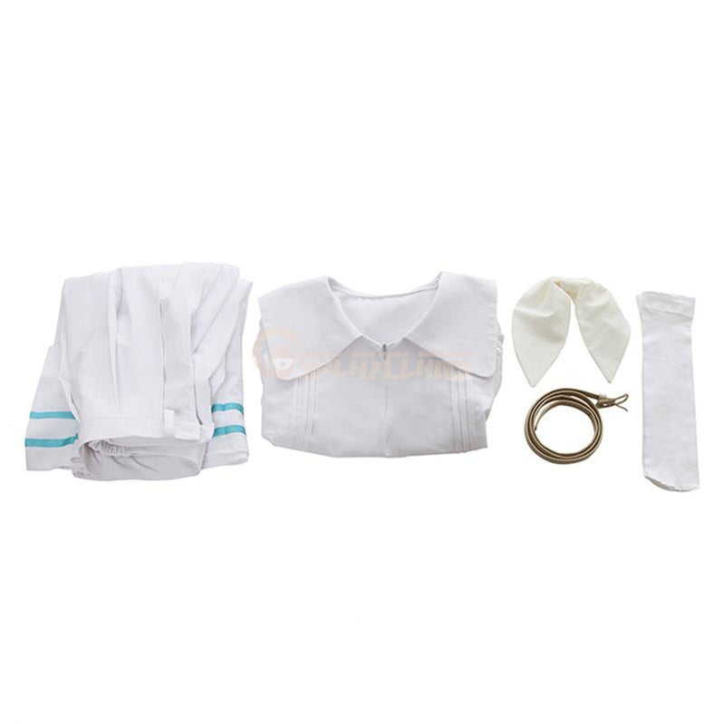 Anime Beastars Haru White Dress Cosplay Costume