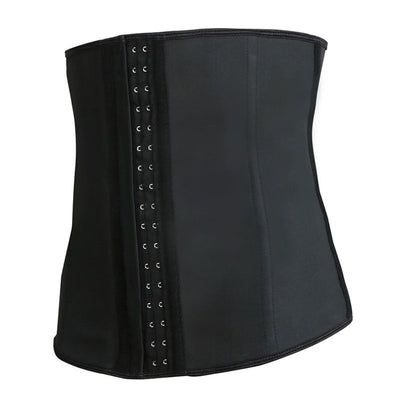 Mens 9-bone Waist Trainer Latex Trimmer Tummy Control Shapewear Slimming Girdle Stomach Band Back Support Body Shaper Belt