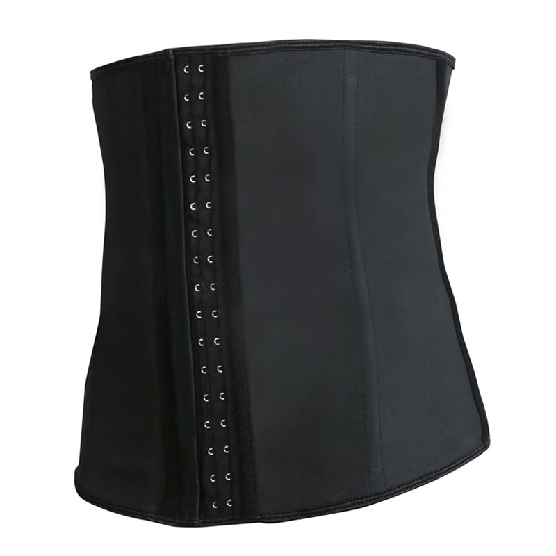Mens 9-bone Waist Trainer Latex Trimmer Tummy Control Shapewear Slimming Girdle Stomach Band Back Support Body Shaper Belt