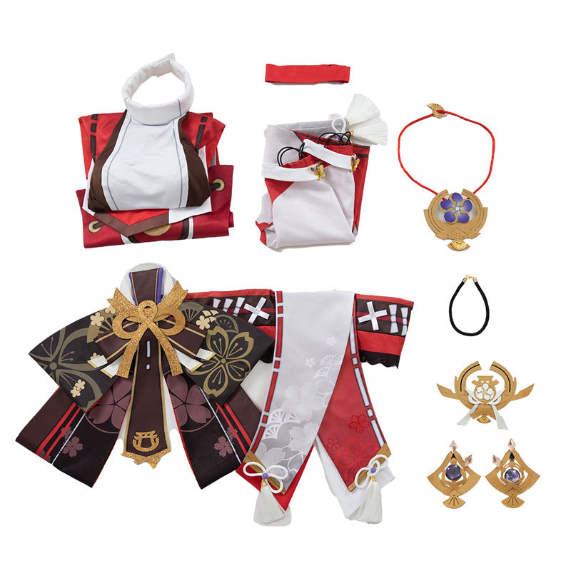 Game Genshin Impact Yae Miko Fullset Cosplay Costumes