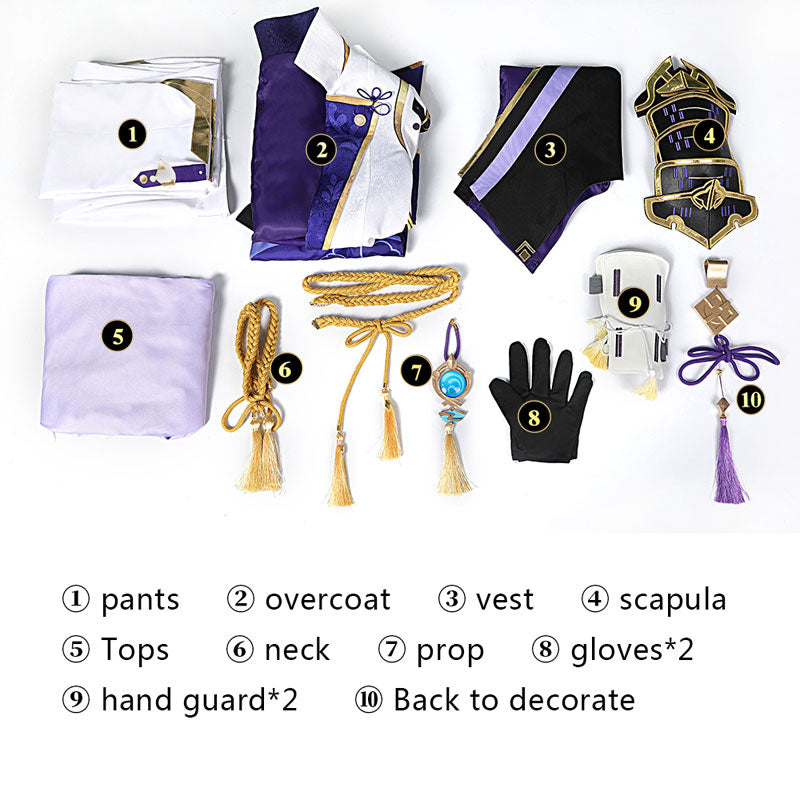 Game Genshin Impact Kamisato Ayato Fullset Cosplay Costumes