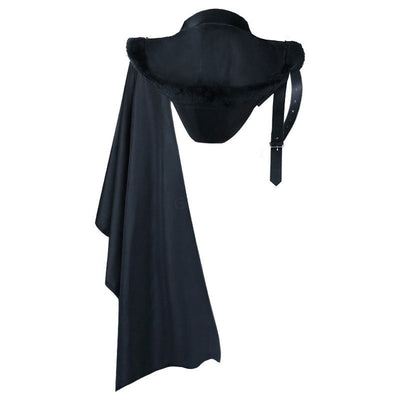 Halloween Party Medieval Retro Shawl Demon Vampire Dress Up Cloak Cosplay Costume