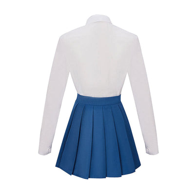 Anime Mieruko-chan Miko Yotsuya JK Uniform Cosplay Costume