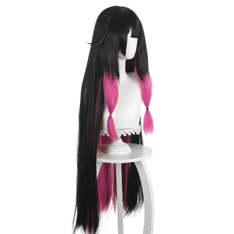 Genshin Impact Columbina Damslette Black Pink Cosplay Wigs
