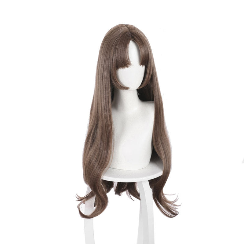 Anime Osananajimi ga Zettai ni Makenai Love Comedy Momosaka Maria Brown Long Cosplay Wigs