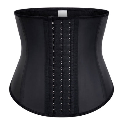 Women's Underbust 25 Steel Boned Latex Sport Girdle Waist Trainer Corsets Hourglass Body Shaper