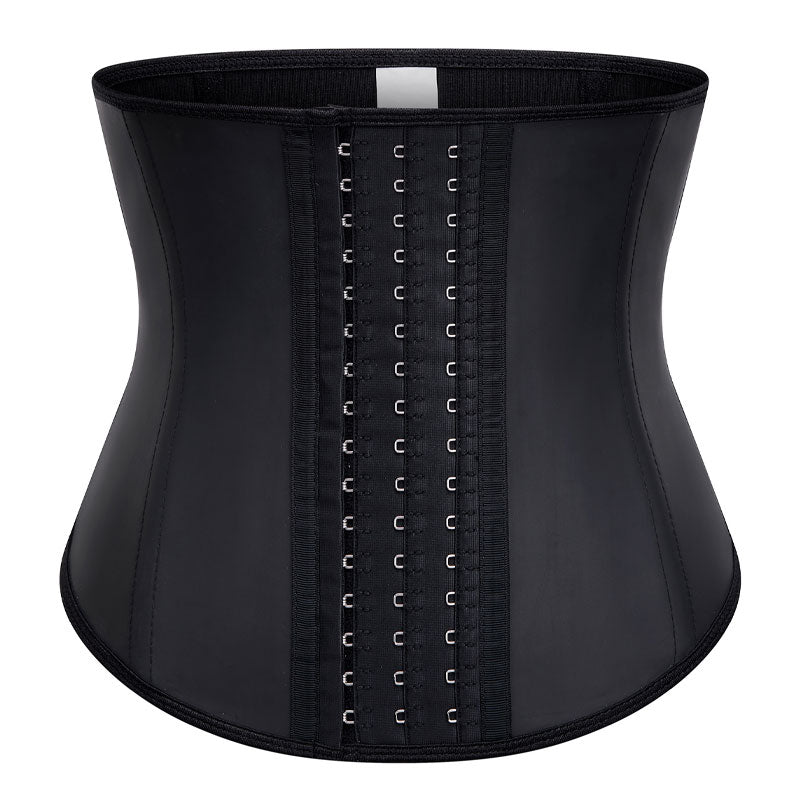 Women's Underbust 25 Steel Boned Latex Sport Girdle Waist Trainer Corsets Hourglass Body Shaper