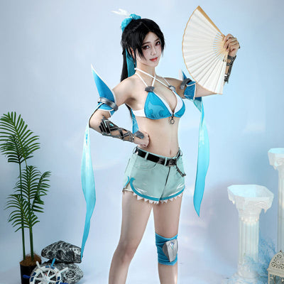 Overwatch Summer Anran Swimsuit Cosplay Costume