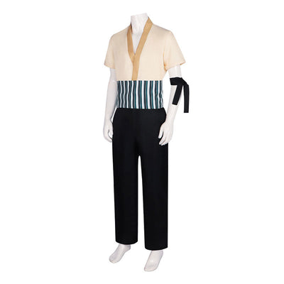 Anime One Piece Roronoa Zoro Fullset Cosplay Costume