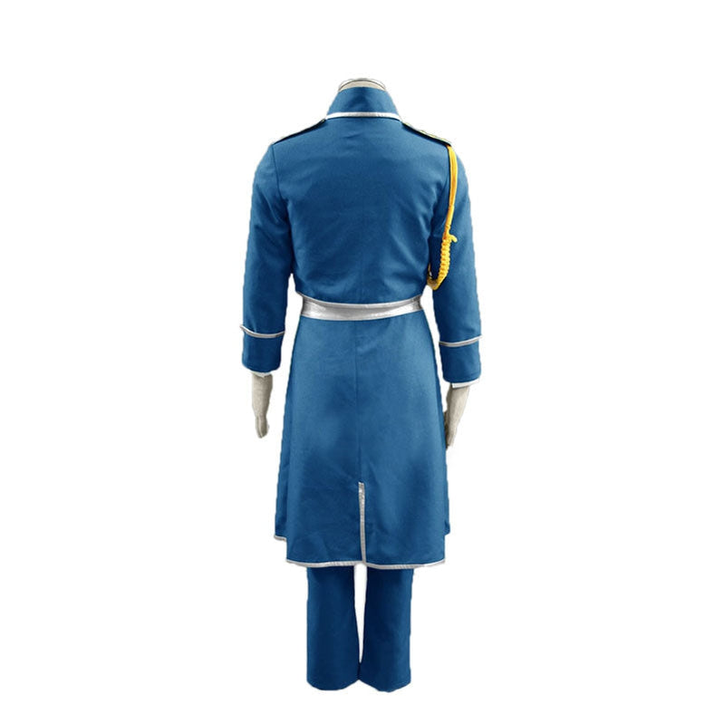 Anime Fullmetal Alchemist Roy Mustang Army Cosplay Costume