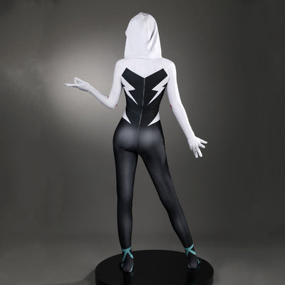 Marvel Spider-Man: Into the Spider-Verse Gwen Stacy Cosplay Costumes