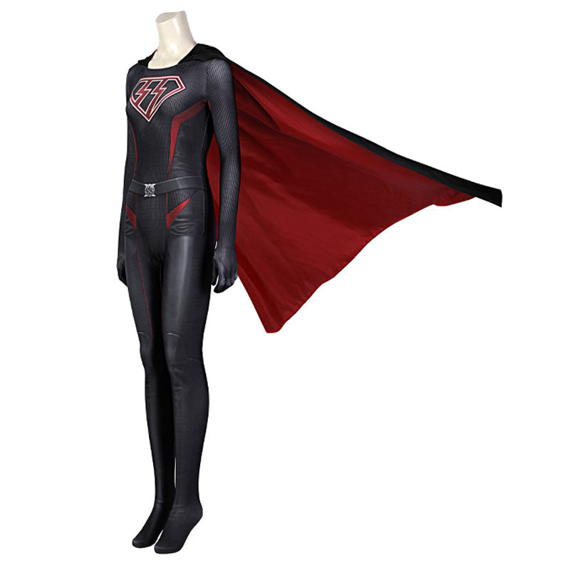 Villains Overgirl Jumpsuit Cosplay Costumes With Cloak