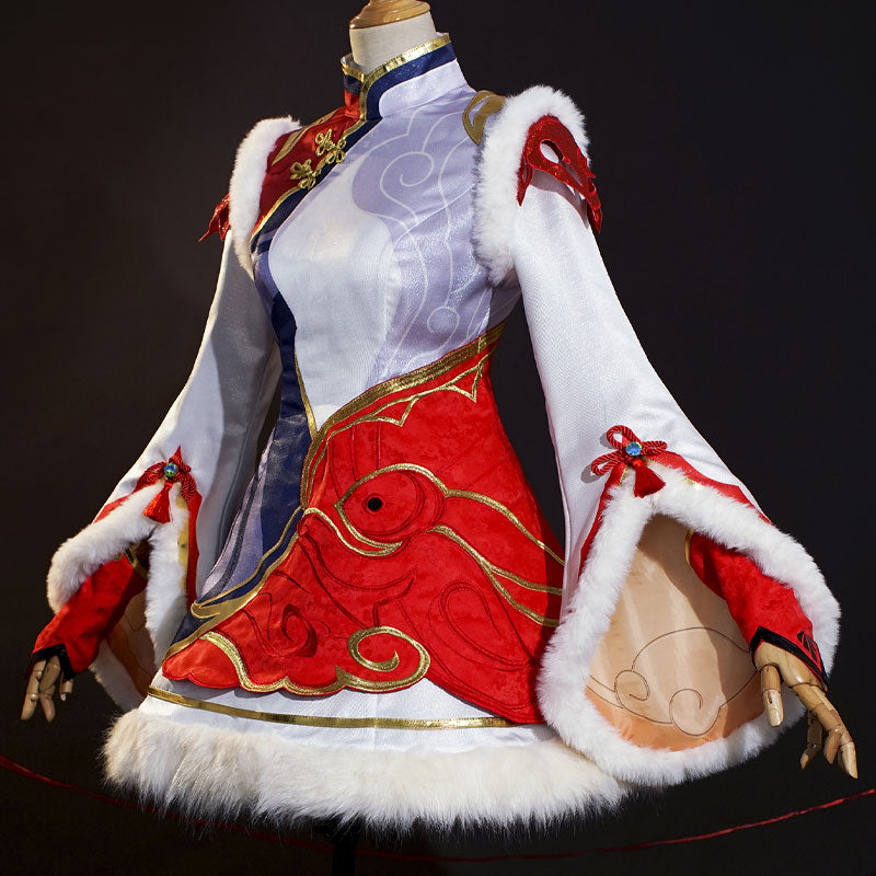 Game LOL Paper Cut Mythmaker Seraphine Cosplay Costume