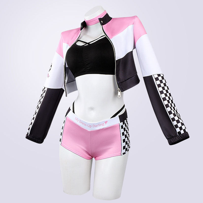 My Dress Up Darling Marin Kitagawa Race Queen Cosplay Costumes