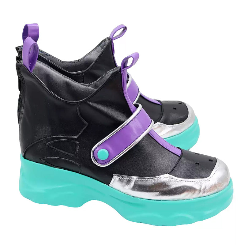 Overwatch Freja Black Cosplay Shoes