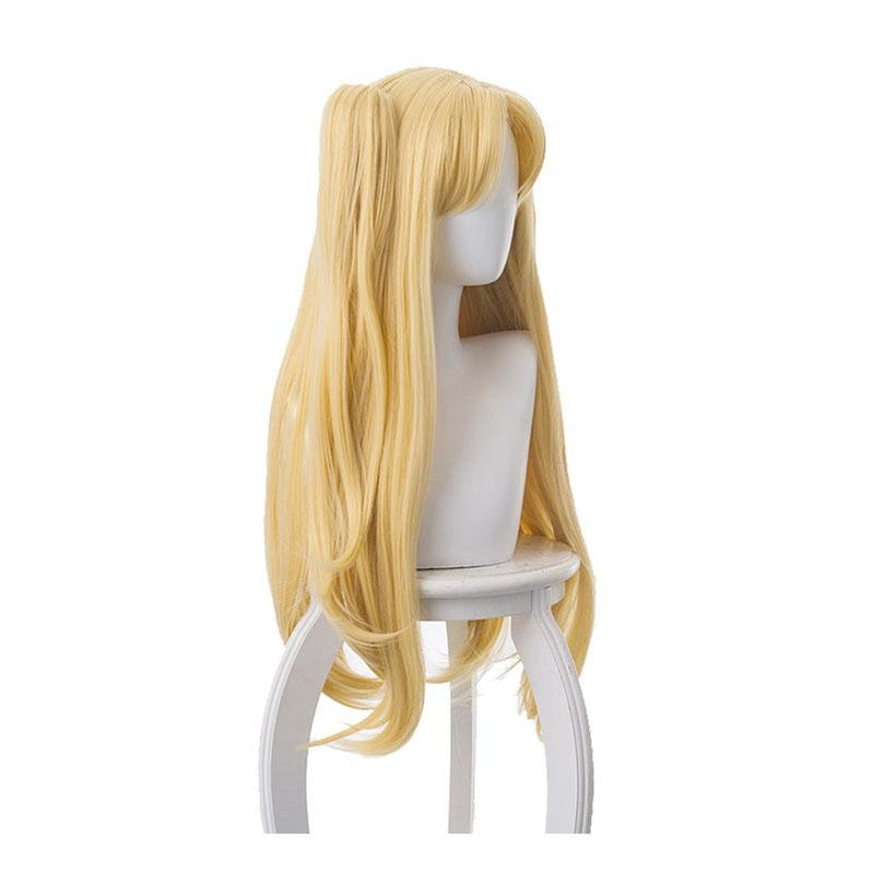 FGO Fate/Stay Night Ereshkigal Tohsaka Rin Blonde Straight Long Ponytails Cosplay Wigs
