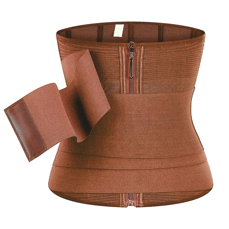 Waist Trainer Belt Waist Cincher Trimmer Ab Belt Tummy Control Body Shaper with Wrap Women and Men