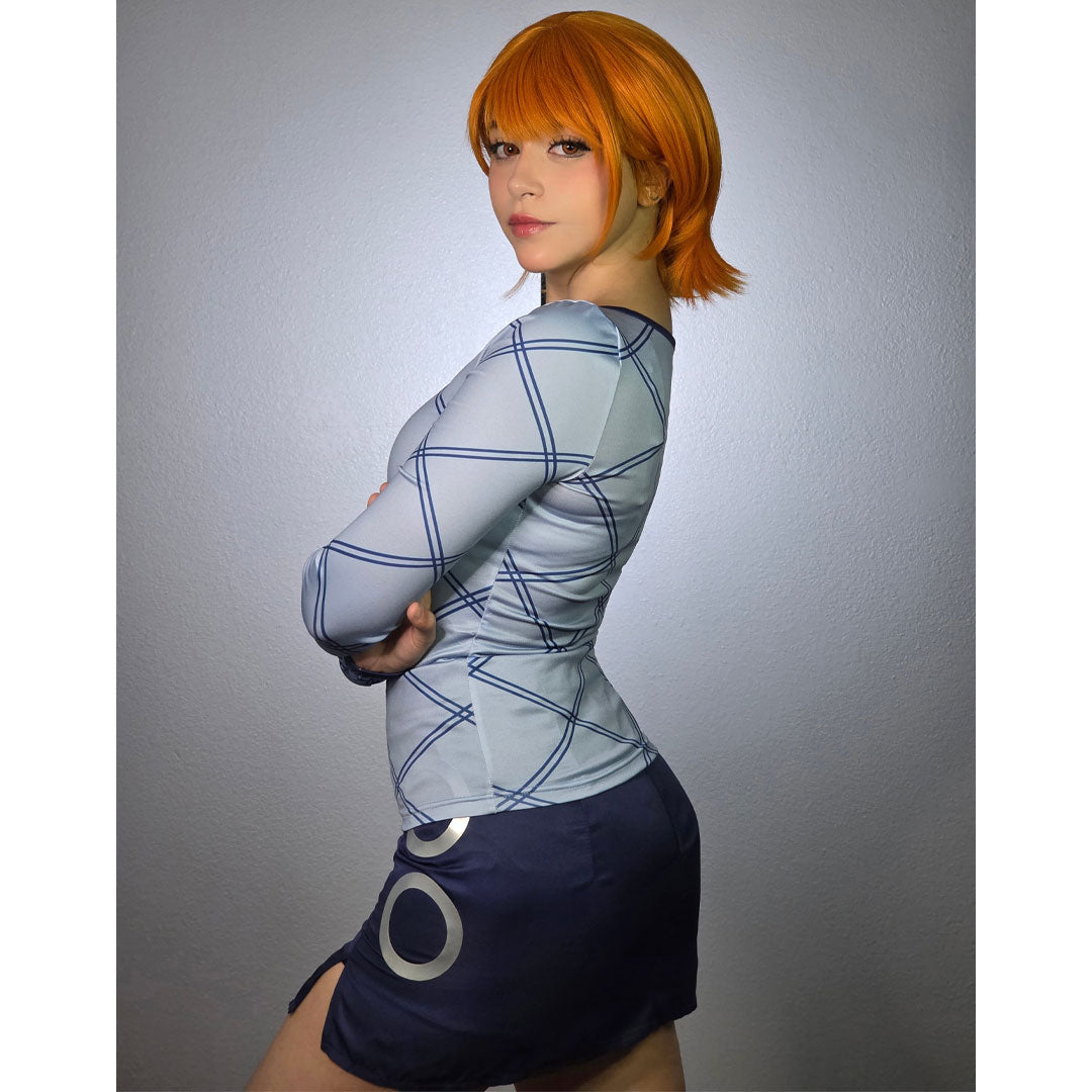 One Piece Live Action Season 2 Nami Blue Cosplay Costumes