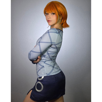One Piece Live Action Season 2 Nami Blue Cosplay Costumes