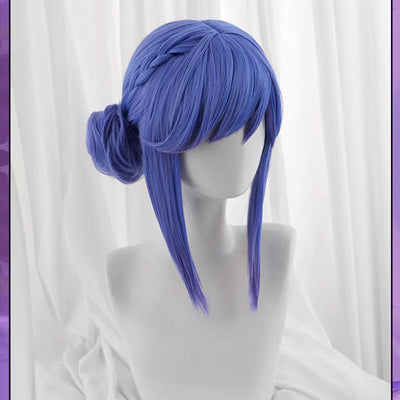 Game LOL Crystal Rose Sona Blue Cosplay Wigs
