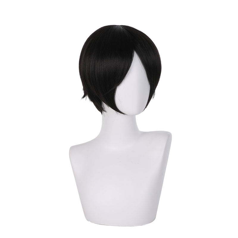 Anime Blue Period Yotasuke Takahashi Black Short Cosplay Wigs