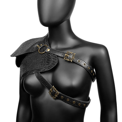 European Steampunk Female Armor Cape Vest Cosplay Costumes