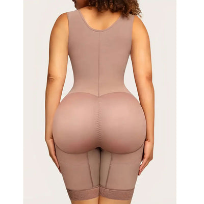 Plus Size Fajas Colombianas Moldeadoras Postpartum Shapewear Tummy Control for Women Butt Lifter Body Shaper with Zipper Crotch