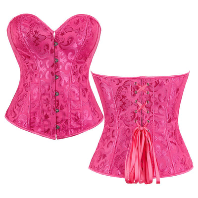Court Style Bridal Corset Shaper Bust Lifting Waist Cinching Tight Bustier Camisole Tank Top Hourglass Shapewear