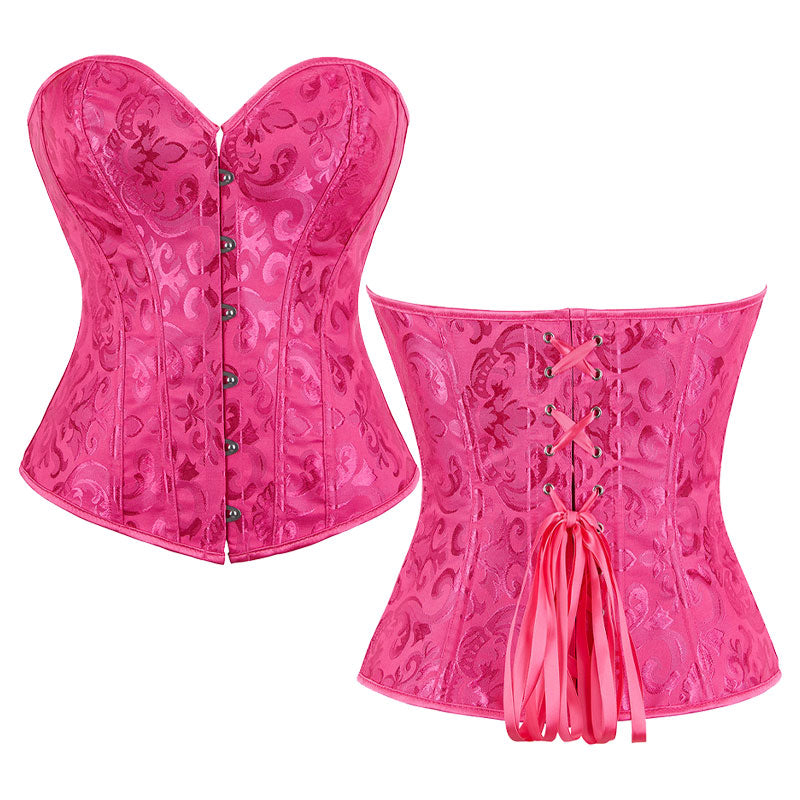 Court Style Bridal Corset Shaper Bust Lifting Waist Cinching Tight Bustier Camisole Tank Top Hourglass Shapewear