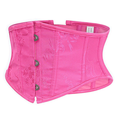Womens Waist Trainer Cincher Heavy Duty Steel Boned Underbust Waspie Corset