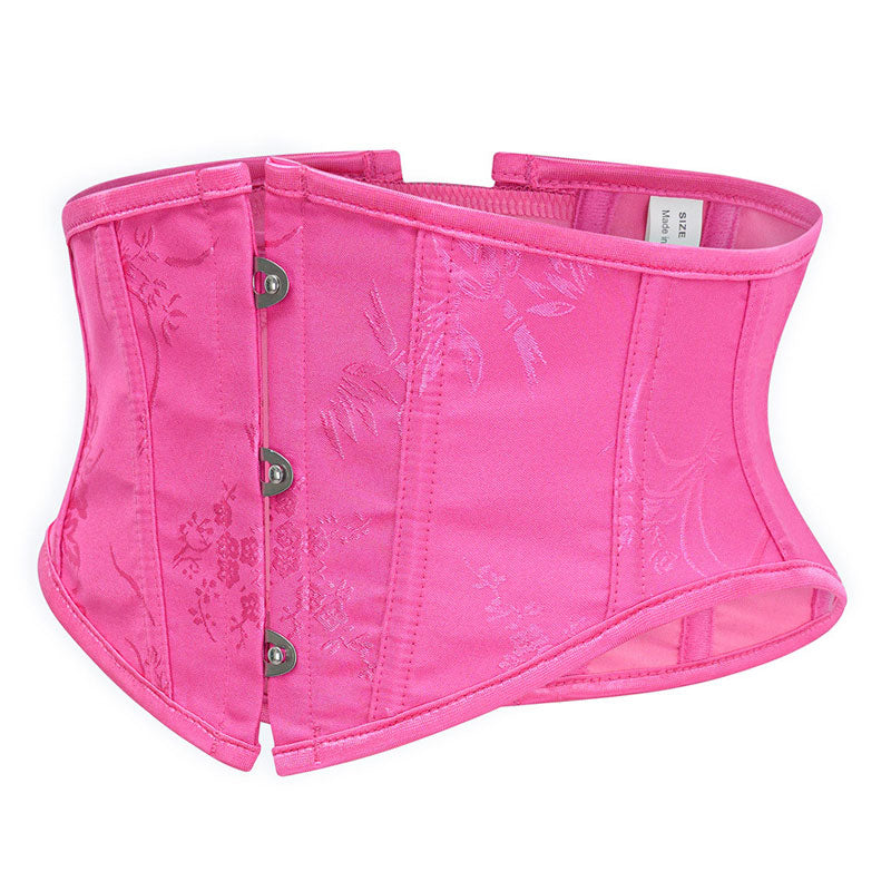 Womens Waist Trainer Cincher Heavy Duty Steel Boned Underbust Waspie Corset
