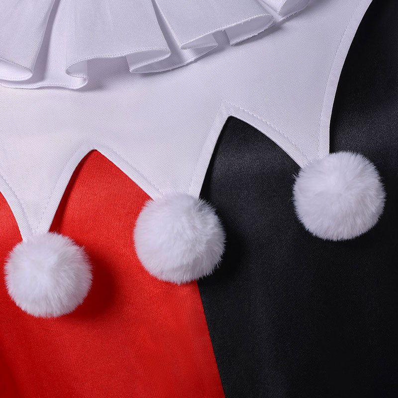 The Jester and the Queen Jester Halloween Cosplay Costumes