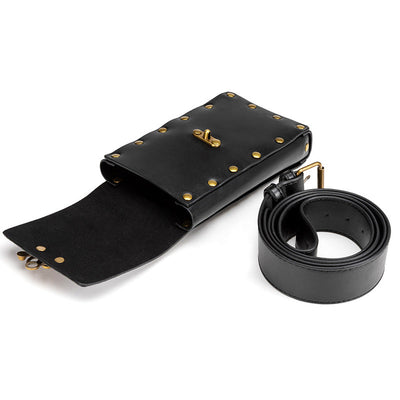 Retro Women's Bag Outdoor Sports Mini Waist Bag Cosplay Props