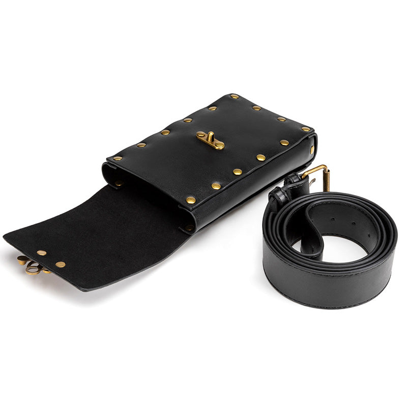 Retro Women's Bag Outdoor Sports Mini Waist Bag Cosplay Props
