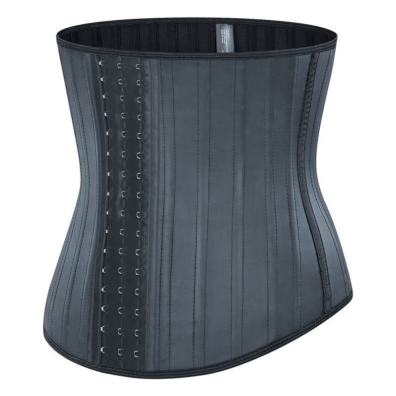 Women's Underbust 25 Steel Boned Latex Sport Girdle Waist Trainer Corsets Hourglass Body Shaper