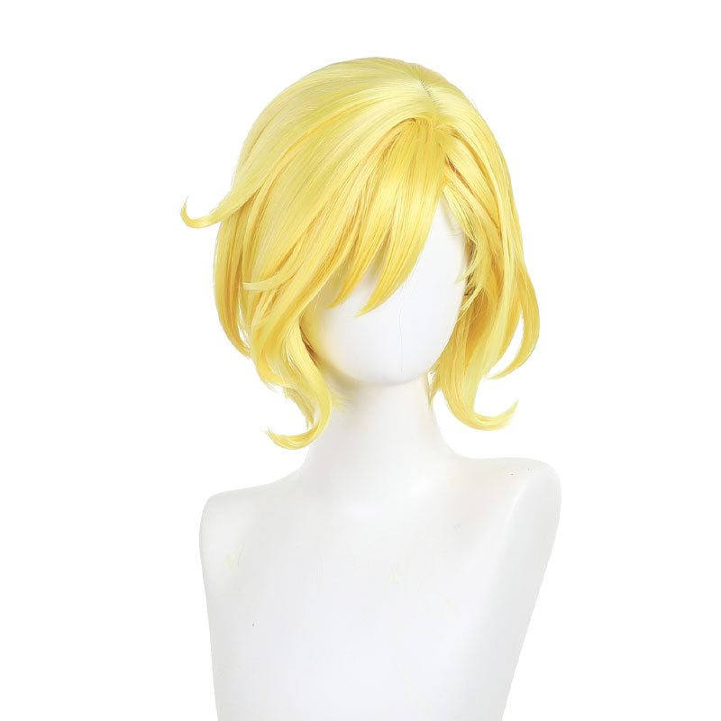 Gnosia Setsu Golden Yellow Cosplay Wigs