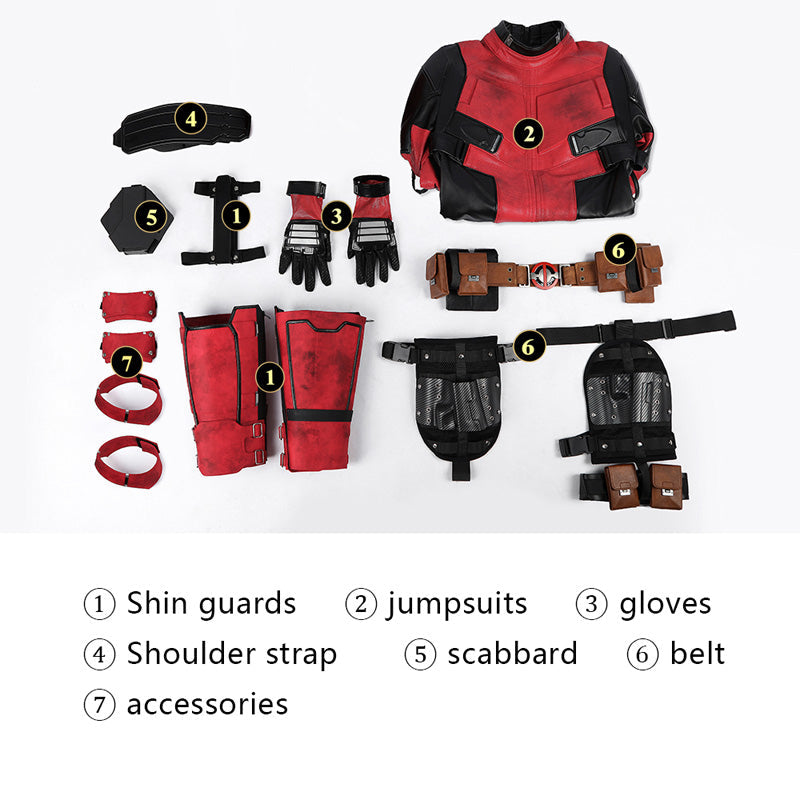 Deadpool 2 Deadpool Wade Wilson Cosplay Costumes