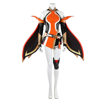 Overwatch Anran Orange Cosplay Costume