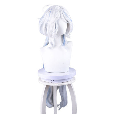Genshin Impact Focalors White Cosplay Wigs