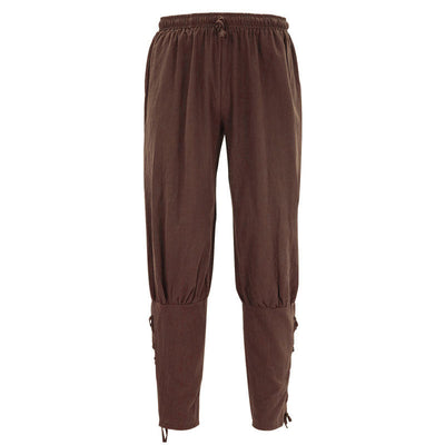 European Medieval Pirate Ship Men's Quick Dry Trousers Ankle Strap Trousers Halloween Cosplay Costumes